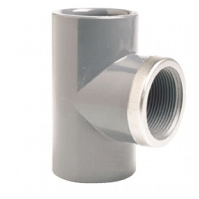 Тройник 90° c металлическим кольцом EFFAST d20x1/2" (RGRTIR020B)