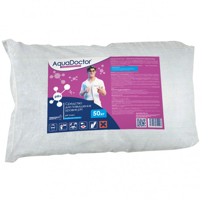 Средство для повышения уровня pH AquaDoctor pH Plus 50кг