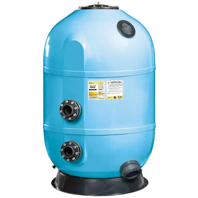Фильтр озон. AquaViva HS1400 (77м³/ч, 400 мм, 2780 кг, 110 мм, 2,5Бар,1,2м засыпка)+люк д/выгрузки и с