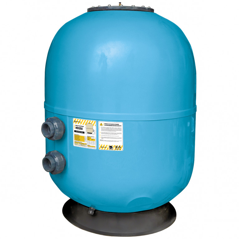 Фильтр озон. AquaViva HS1250 (62м³/ч, 1250 мм, 2240 кг, 90 мм, 2,5Бар,1,2м засыпка)