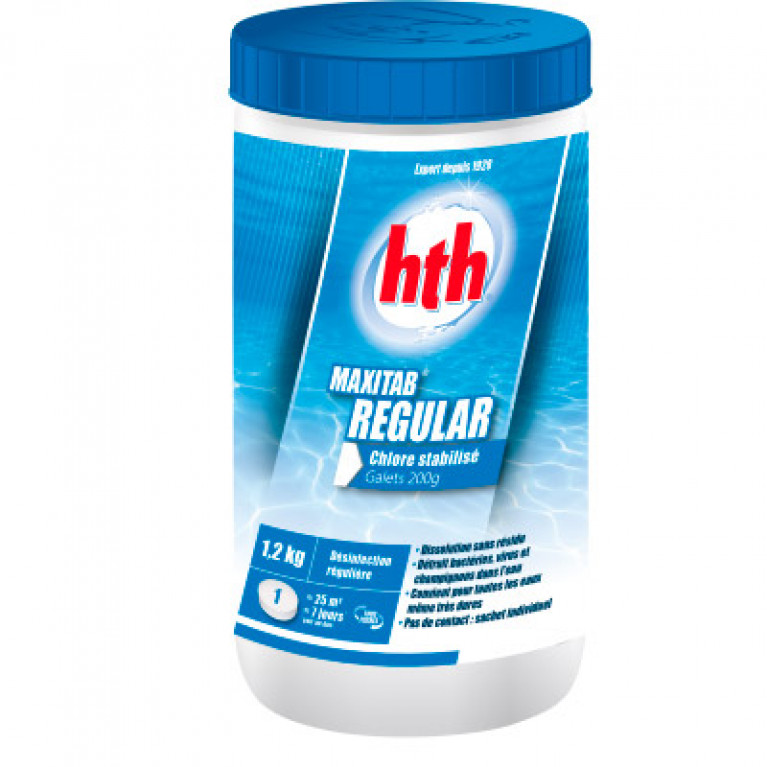 Медленный стаб. хлор в табл.  1.2кг. (200гр.) hth /С 800 501 Н9/